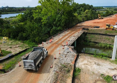 Construction Project Progression Drone Photo