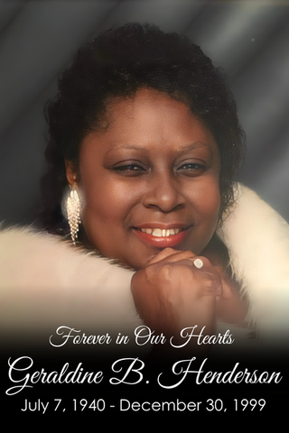 Grandma Funeral Poster