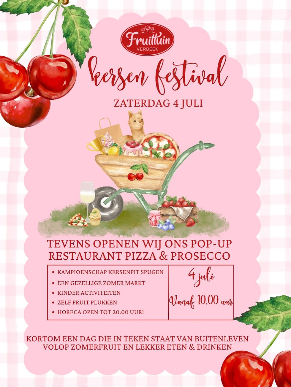 Kersen Festival Fruittuin Verbeek