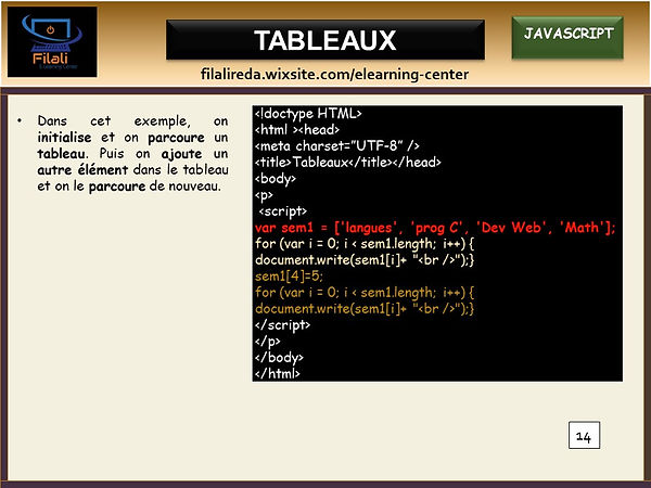 JAVASCRIPT | elearning-center