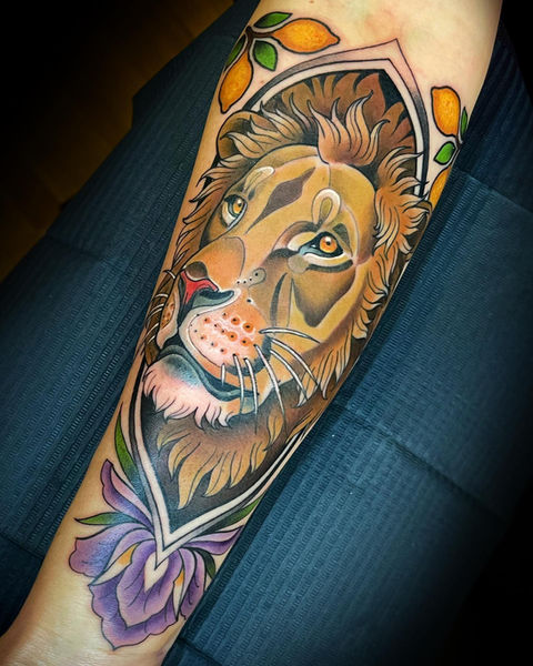Lion tattoo
