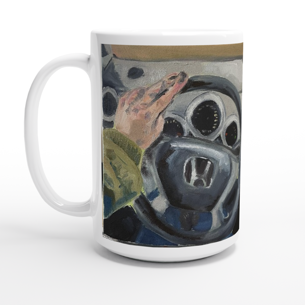Going Nowhere Fast - White 15oz Ceramic Mug