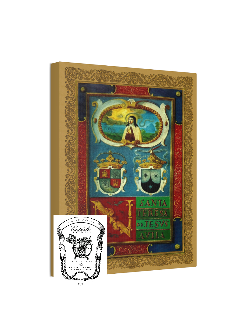 Saint Teresa of Avila Catholic Canvas Artwork
