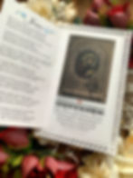 Thumbnail: The Little Flower of the Divine Prisoner Heirloom Paper Lace Holy Card