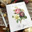 Thumbnail: Victorian Garden Spiritual Bouquet Catholic Greeting Card Set