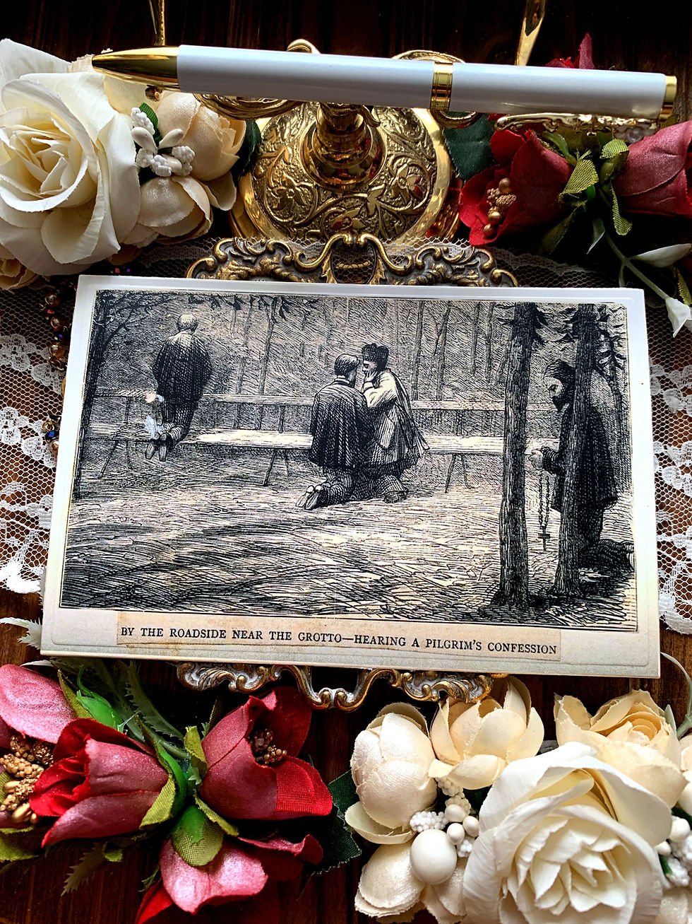 Thumbnail: The Lourdes Postcard Catholic Postcard Box Set