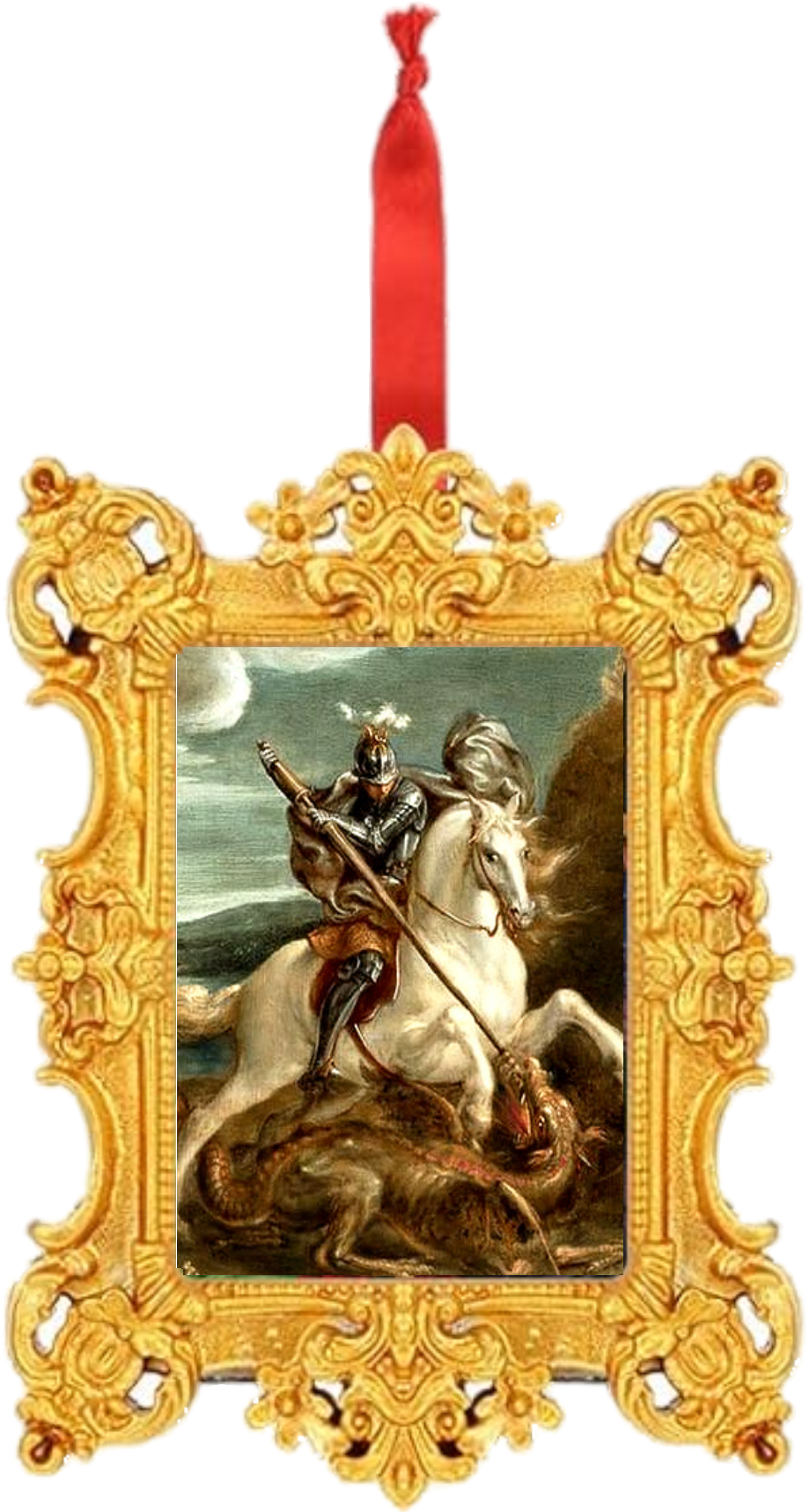 Thumbnail: Baroque Catholic Christmas Ornaments