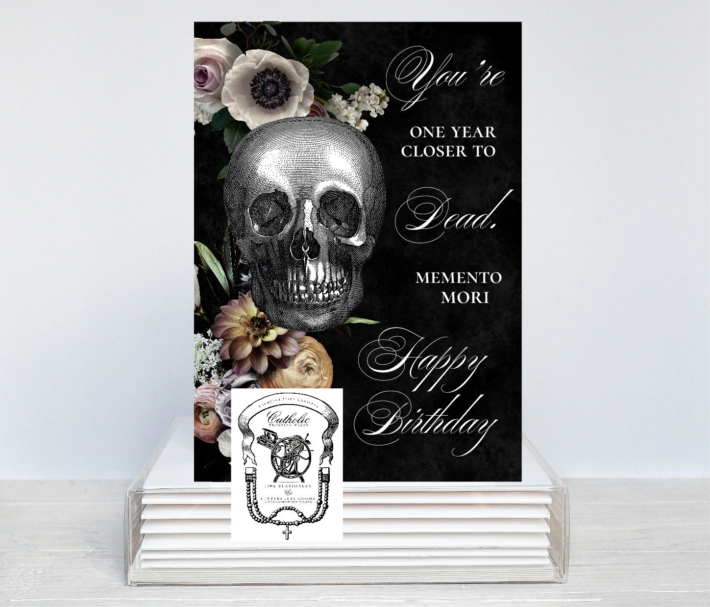 Memento Mori Birthday Catholic Greeting Card Box Set