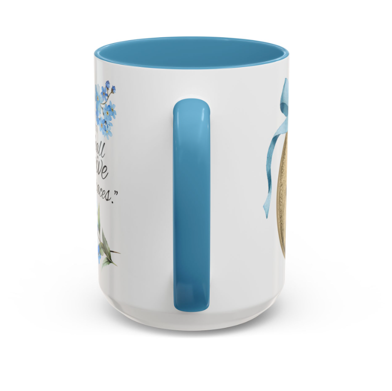 Thumbnail: Miraculous Medal Forget Me Not Catholic Mug