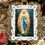 Thumbnail: Our Lady of Lourdes baroque paper lace holy card