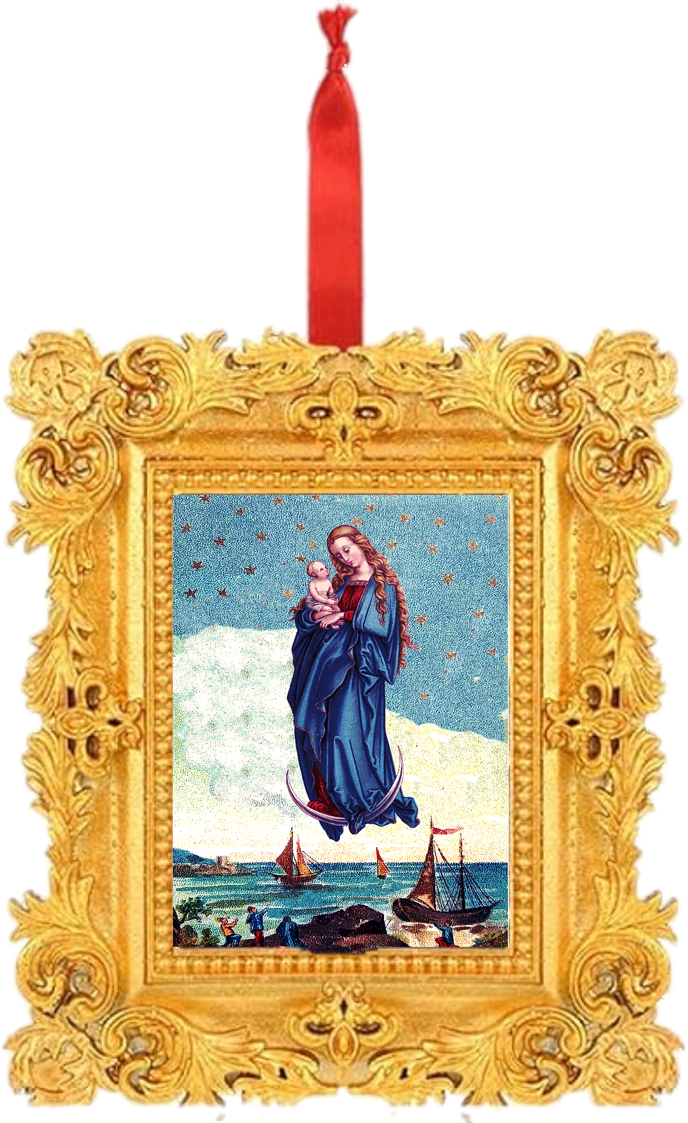 Thumbnail: Baroque Catholic Christmas Ornaments