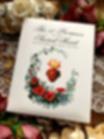 Thumbnail: 12 Promises of The Sacred Heart embossed paper lace holy cards