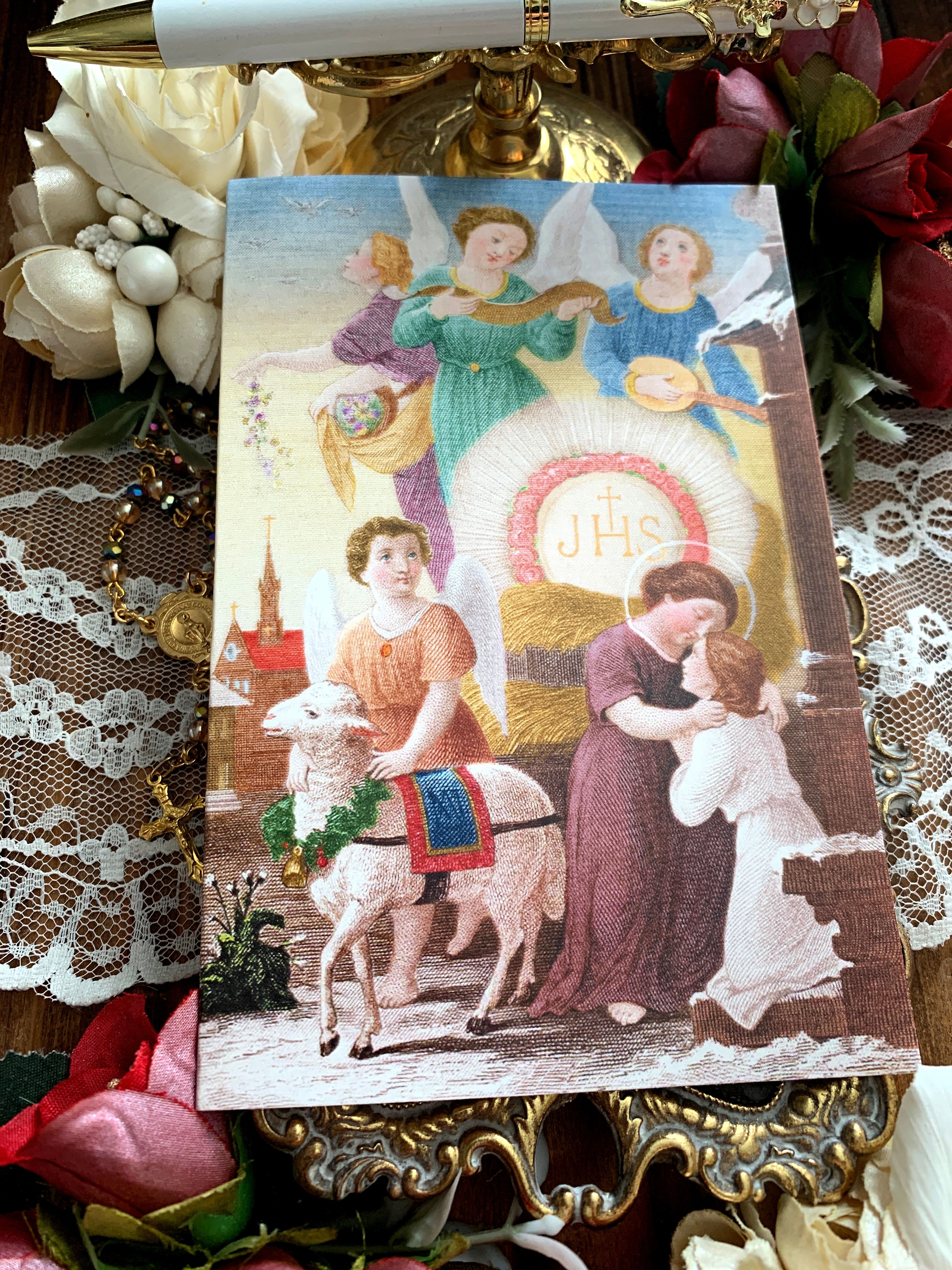 Christmas Mass of the Dawn Baroque Catholic Art Card