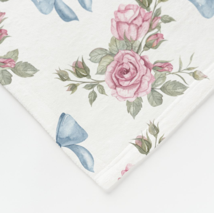 Thumbnail: The Little Flower of the Divine Prisoner Catholic Blanket