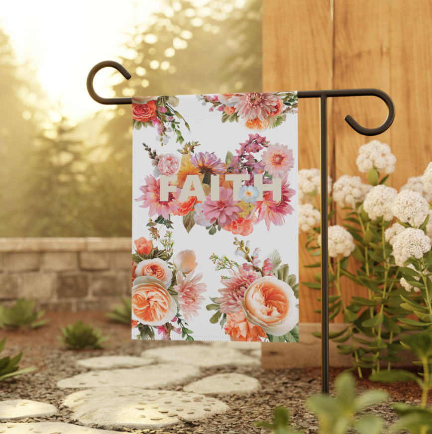 Thumbnail: FAITH Catholic Garden Flag