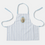 Thumbnail: Blue Ticking Miraculous Medal Catholic Apron