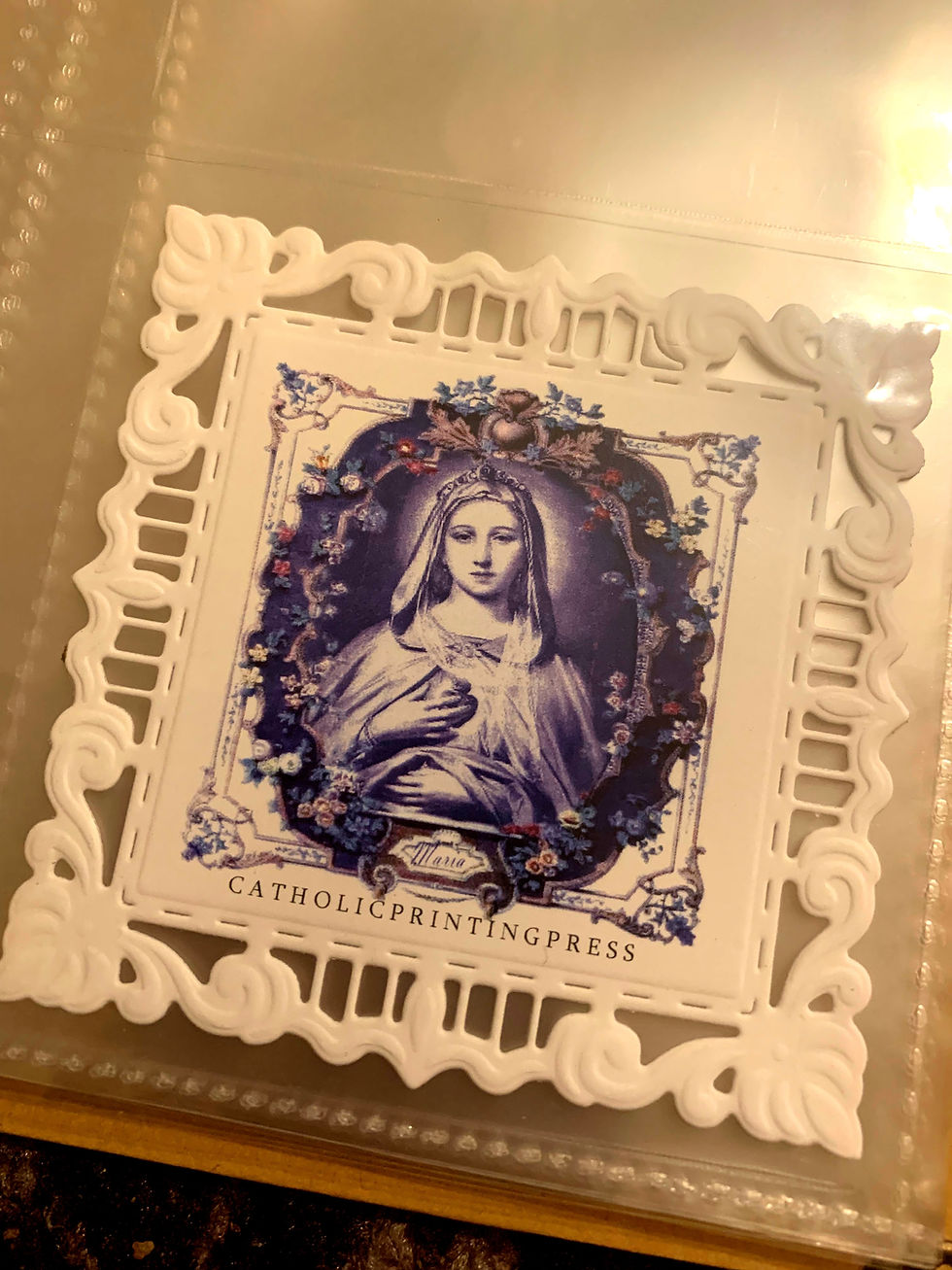 Thumbnail: Red Cross Immagini Sacre Catholic Holy Card Album