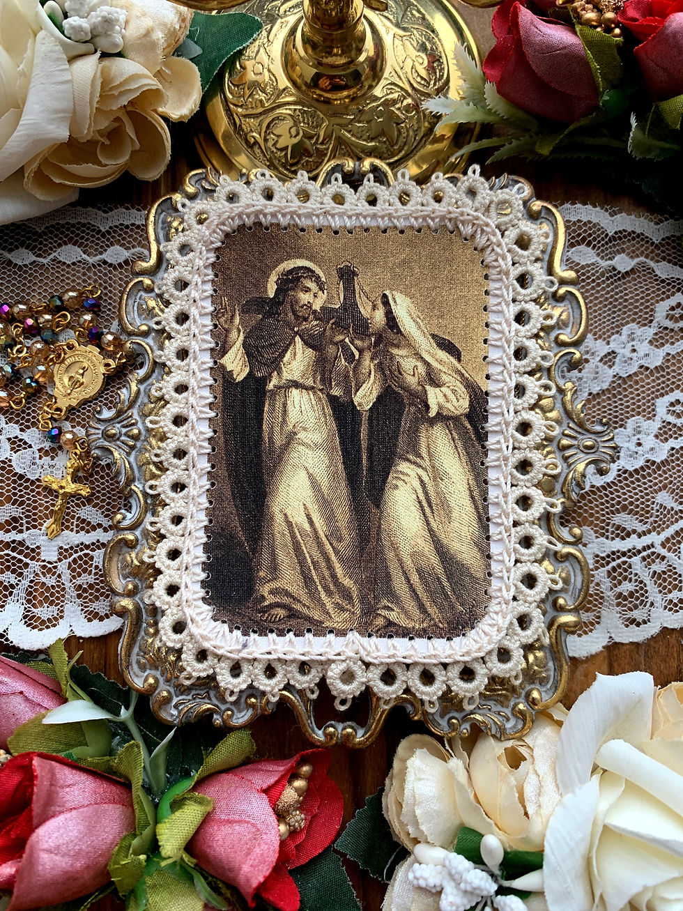 Thumbnail: Yoke is Easy Fabric Holy Card Detente