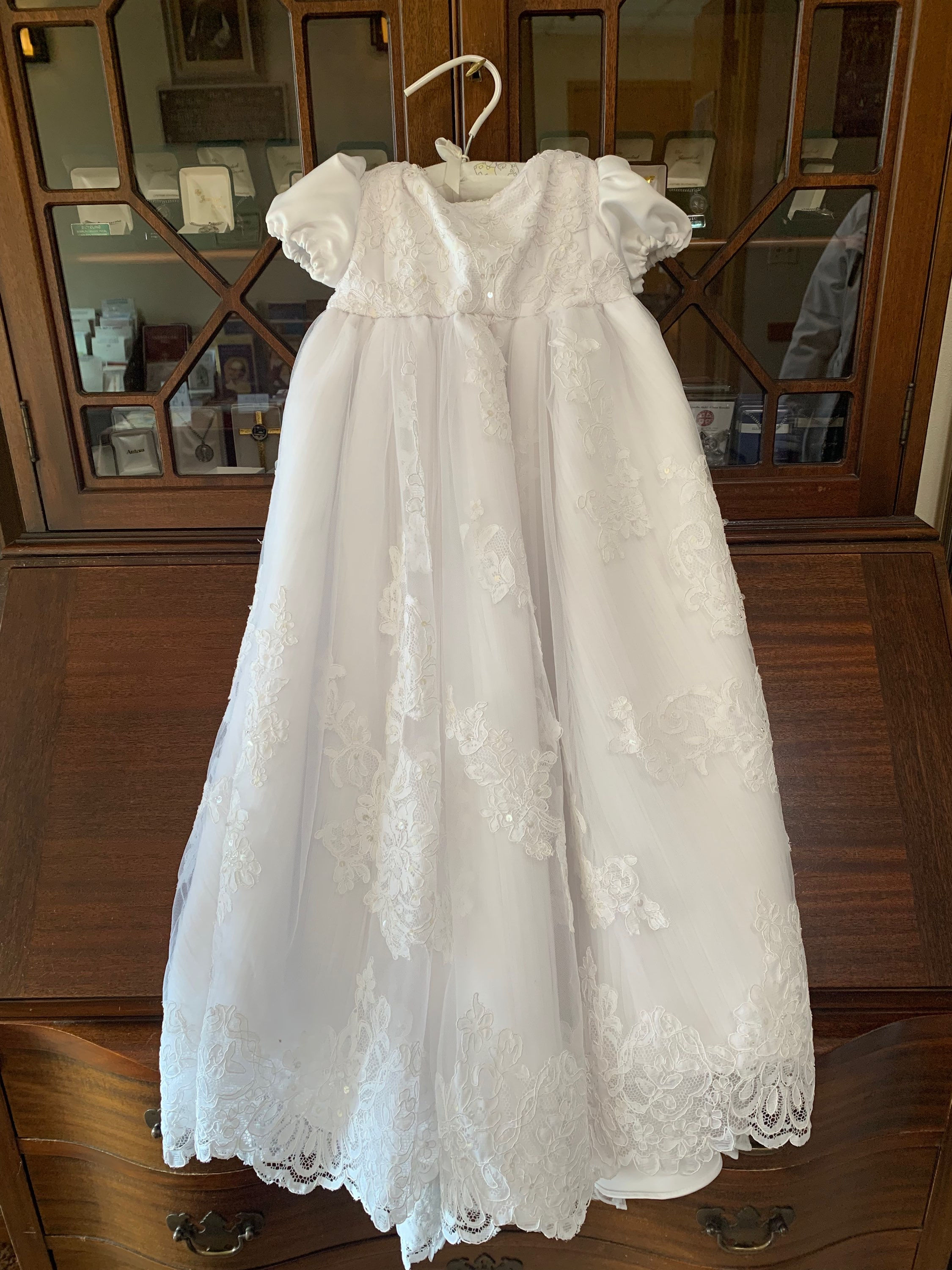 Handmade Heirloom Catholic Baptismal Gown