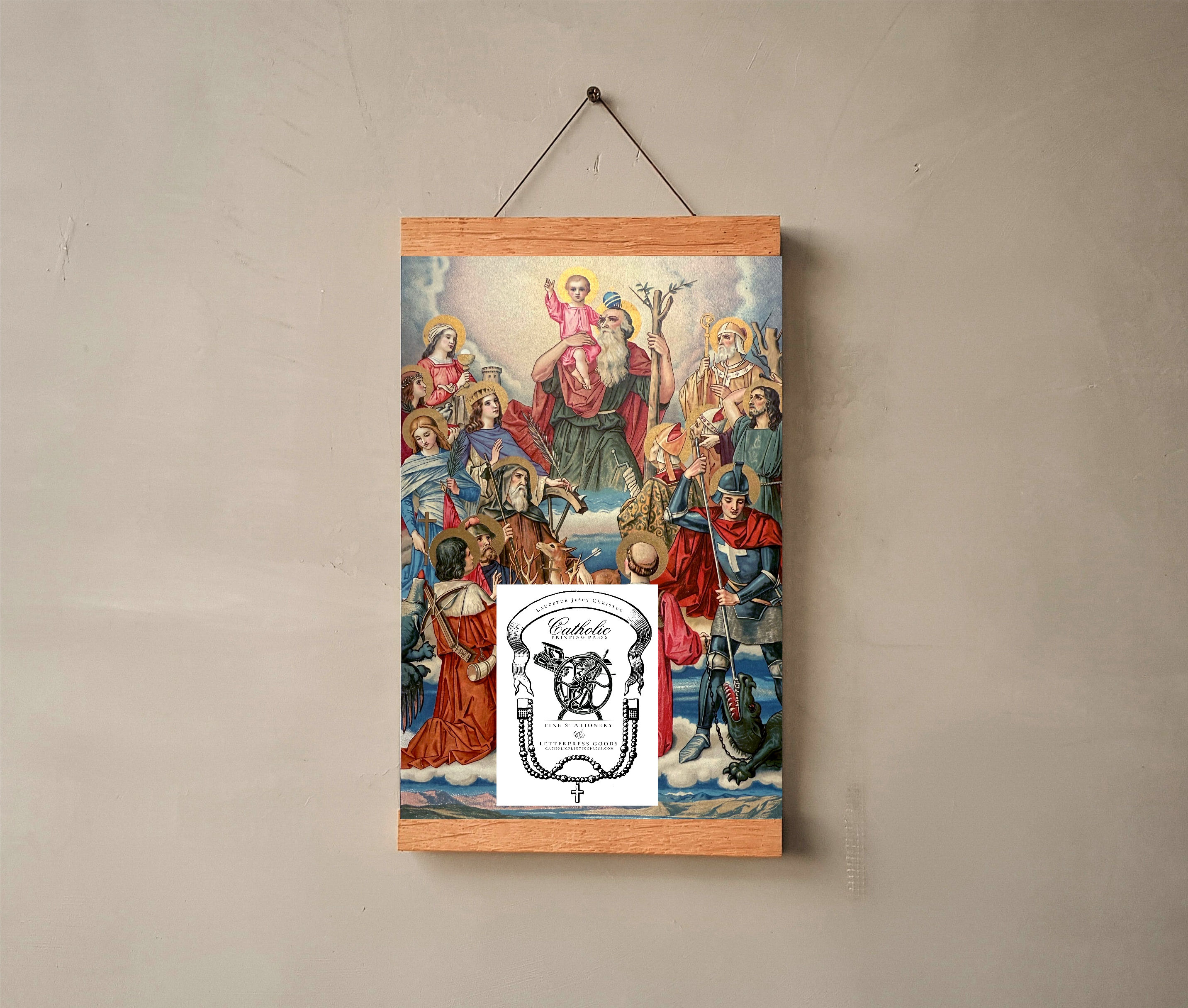 14 Holy Helpers Catholic Poster