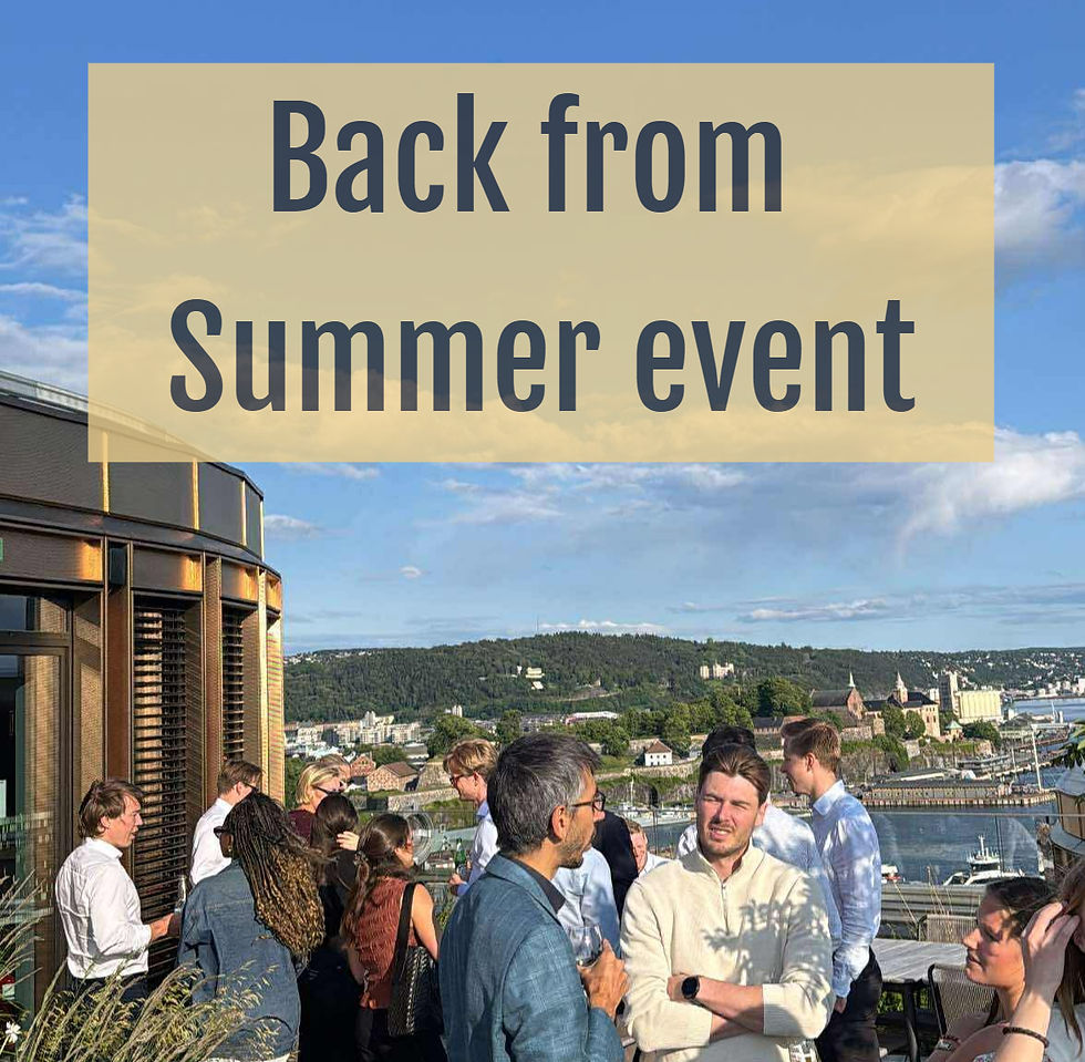 Back from Summer – sommerevent med UiF hos Thommessen