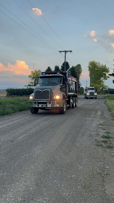 Trucks all coming home