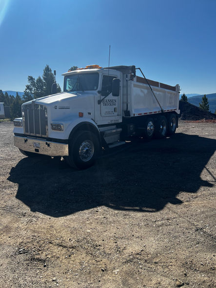 Our truck in Big Sky