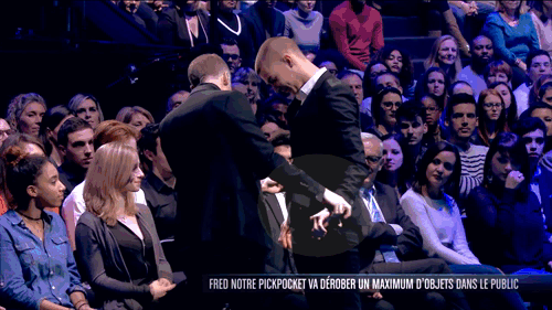 FRED RAZON pickpocket diversion TF1