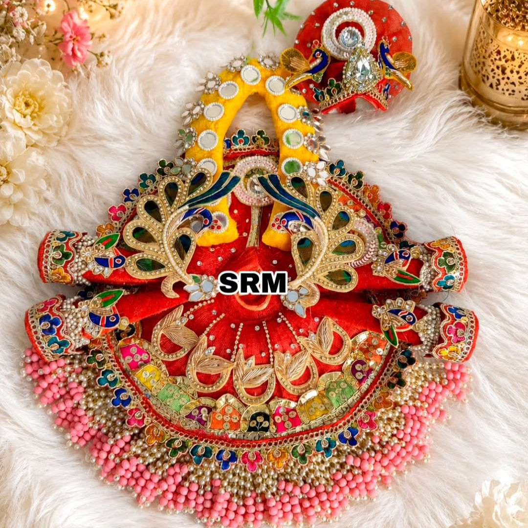 Luxe: Raj Vilas Poshak Set with pagdi and patka