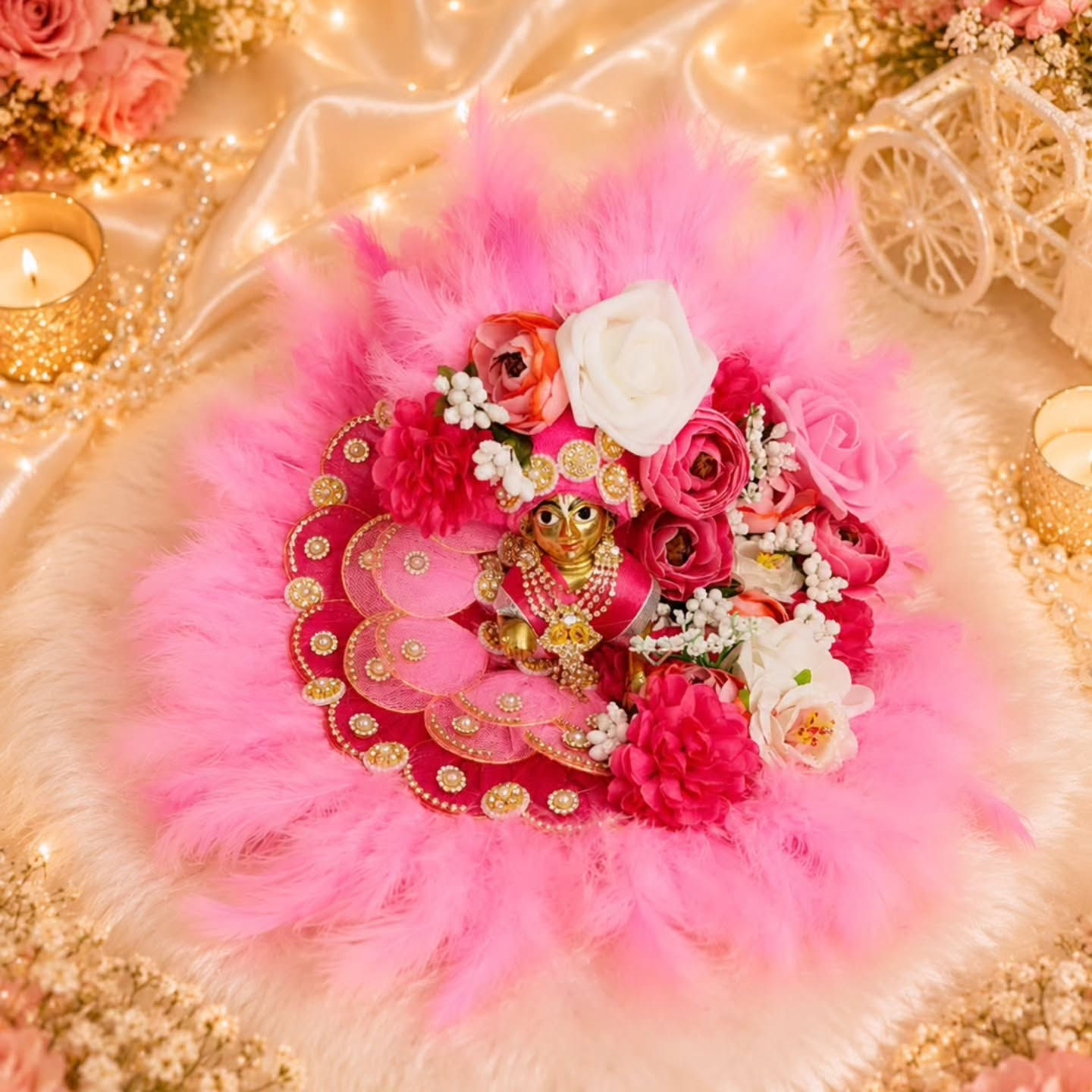 Luxe: Prem Pushp Poshak set with pagdi