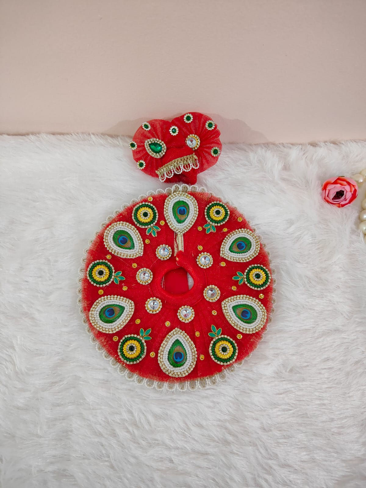 Shyam Mayur Vilas Poshak with Pagdi and Patka 