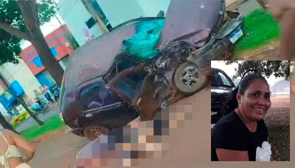 Mulher que morreu em acidente tinha 55 anos e completaria 56 daqui a 30 dias