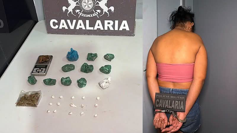 MULHER É PRESA POR TRÁFICO DE DROGAS E SUSPEITA DE USAR CRIANÇAS PARA ENTORPECENTES EM NOVA MUTUM/MTVENDER
