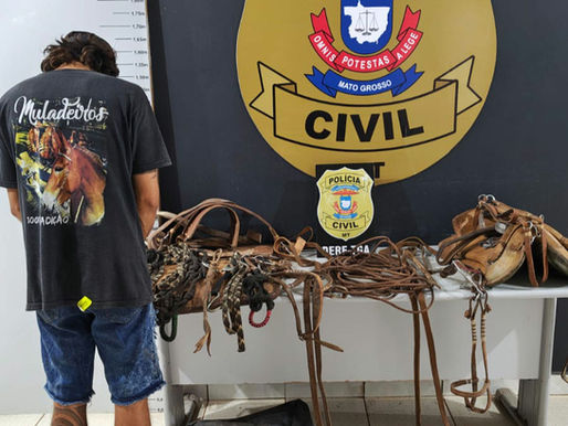 Polícia Civil recupera bens avaliados em R$ 15 mil e prende homem por receptação em Tangará da Serra