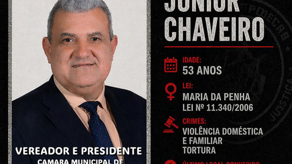 Presidente da Câmara de Barra do Bugres vira foragido e é procurado pela Polícia após acusação de espancar e manter esposa em cárcere privado