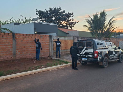 Polícia Civil deflagra ação contra núcleo de facção criminosa em Campos de Júlio