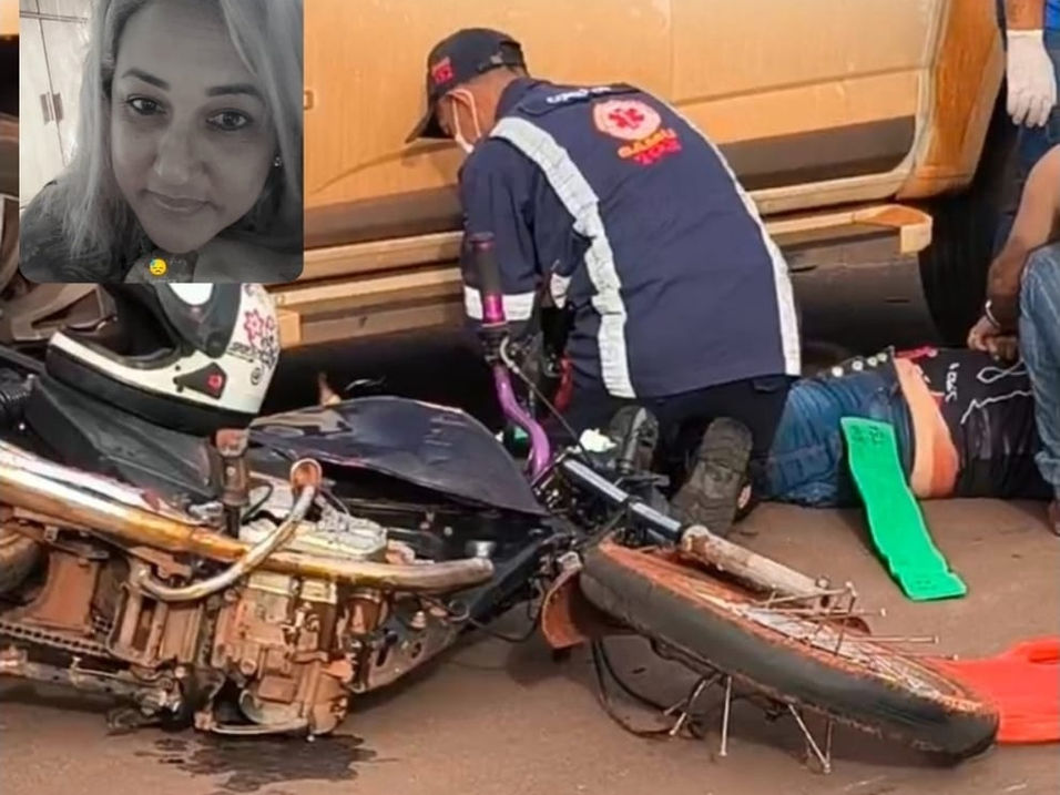 Motociclista morre no hospital cerca de 24 horas após acidente com caminhonete em Tangará da Serra