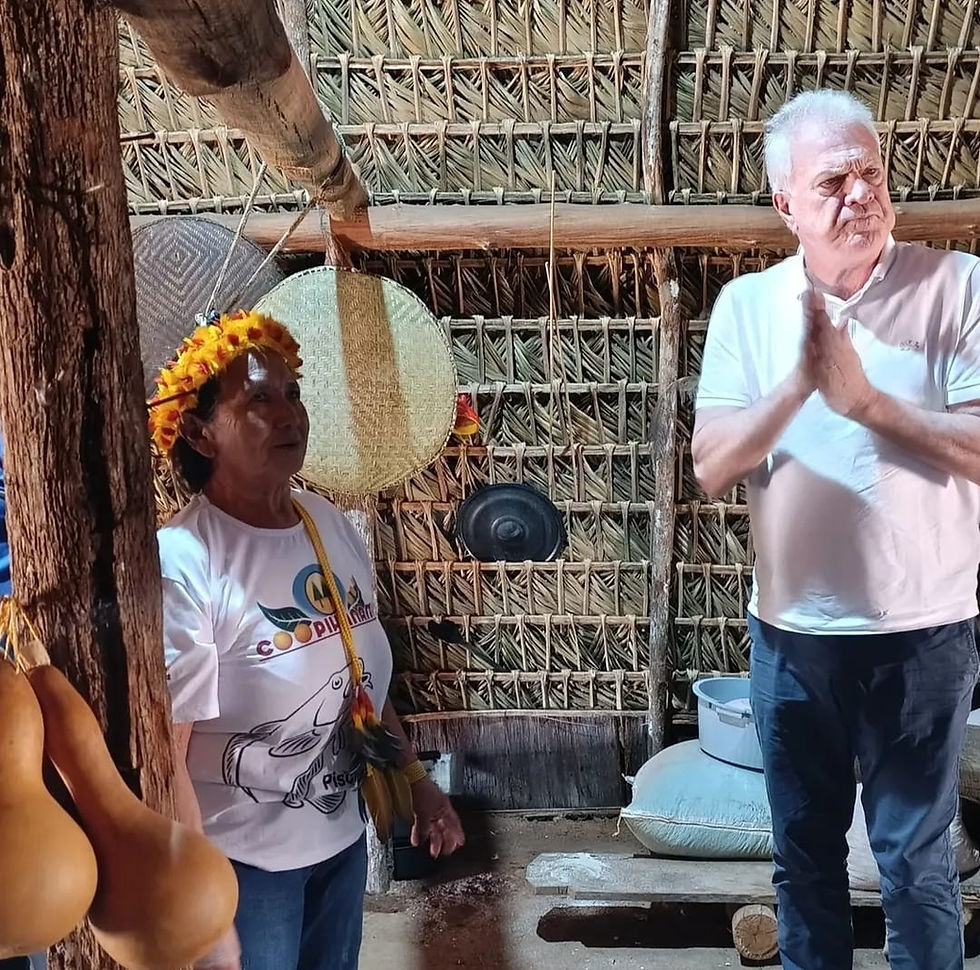 Pedro Bial visita aldeia indígena na região e conhece pioneirismo Paresi-haliti na agricultura