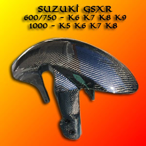 Suzuki GSXR 1000 K5 K6 K7 K8 Carbon Fiber Front Fender