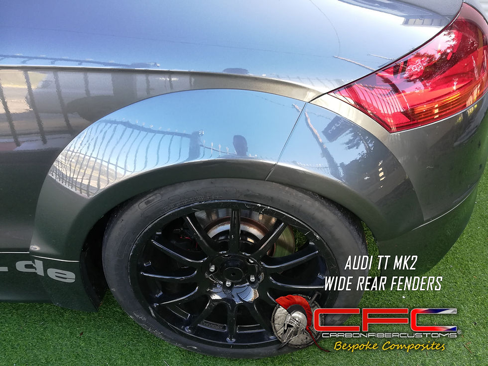 Thumbnail: Audi TT MK2 FRP / Carbon Fiber Wide Rear Fenders