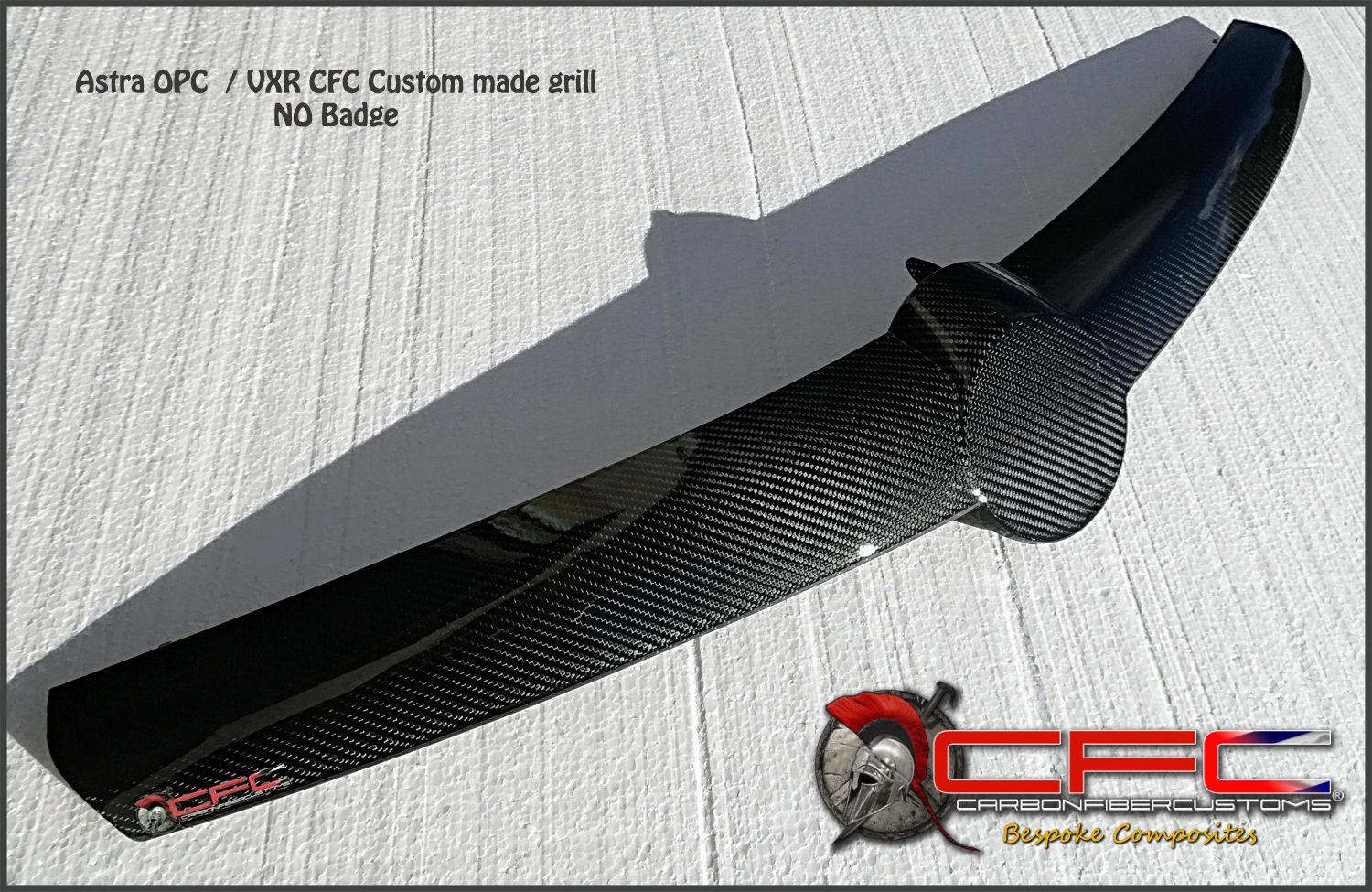 Opel Astra H Carbon Fiber Grill No Badge