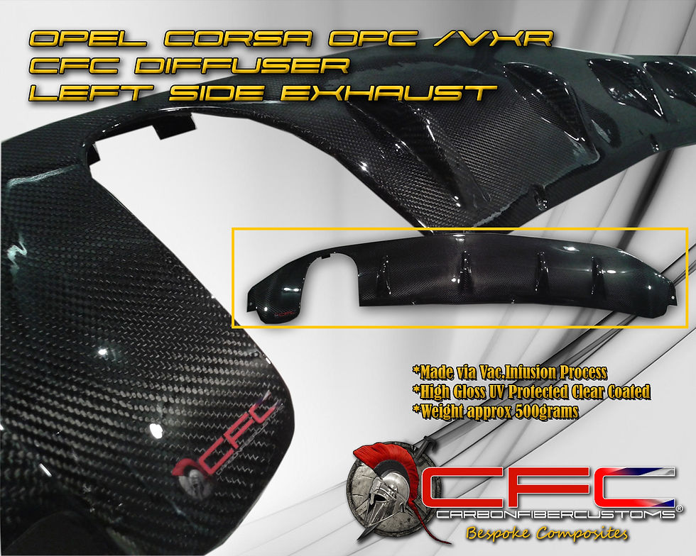 Opel Corsa D Difuser Left Side Exhaust
