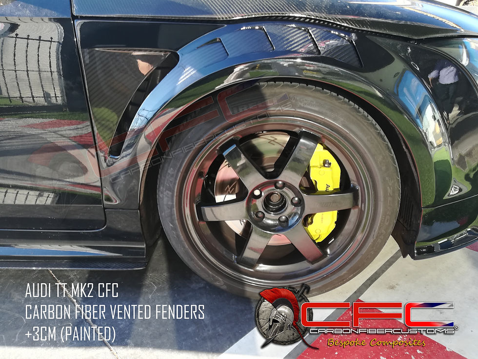 Thumbnail: Audi TT MK2 FRP / Carbon Fiber Wide Front Fenders