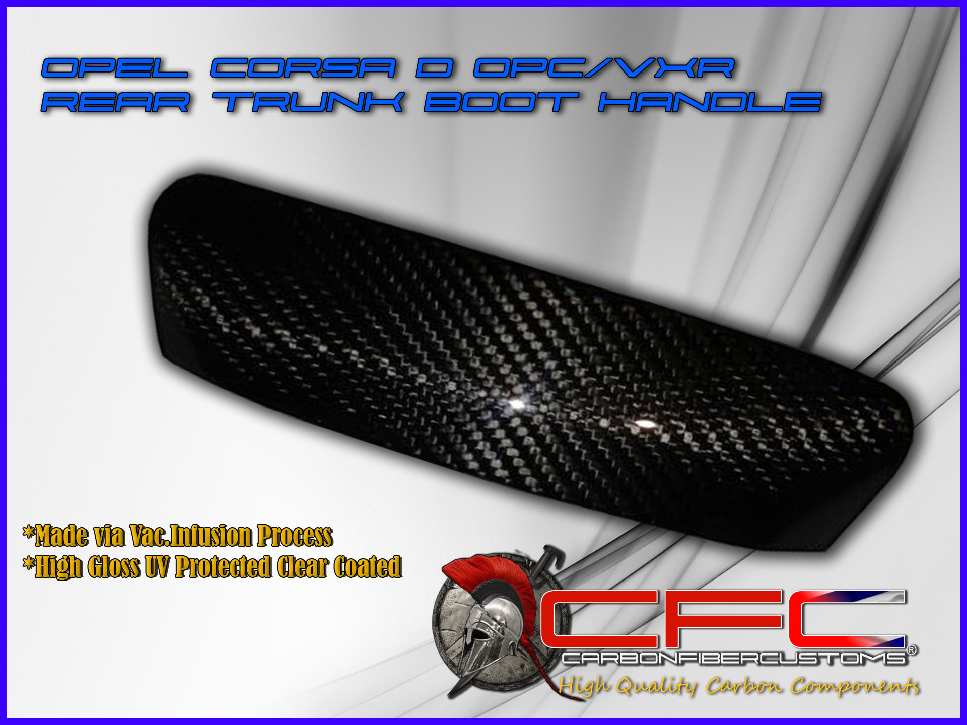 Opel Vauxhall Corsa D Rear Trunk Handle