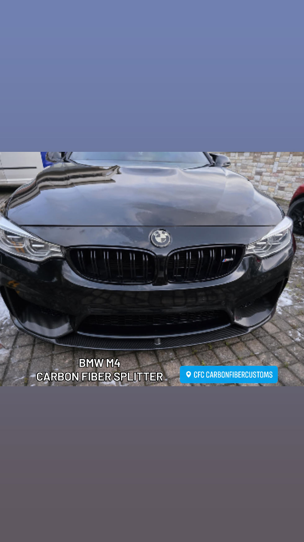 Thumbnail: BMW 2015-2020 F80 M3  & F82 F83 M4 Carbon Fiber Lip / Splitter