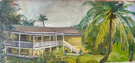Hawaii Beach House 8"x 12 1/4"