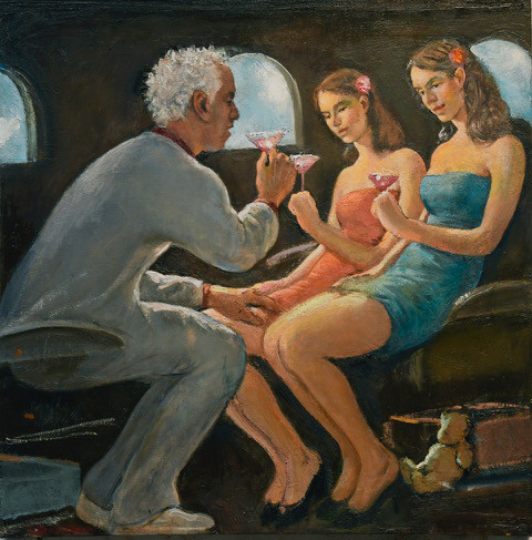 To the Island 20" x 20"