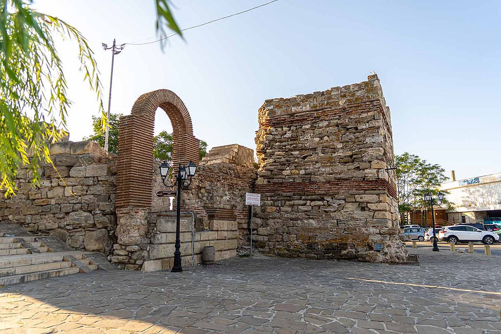 Southern fortress battle tower in Nessebar