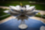 The eternal flame of peace in the gardens of the world in the city of Pazardzhik