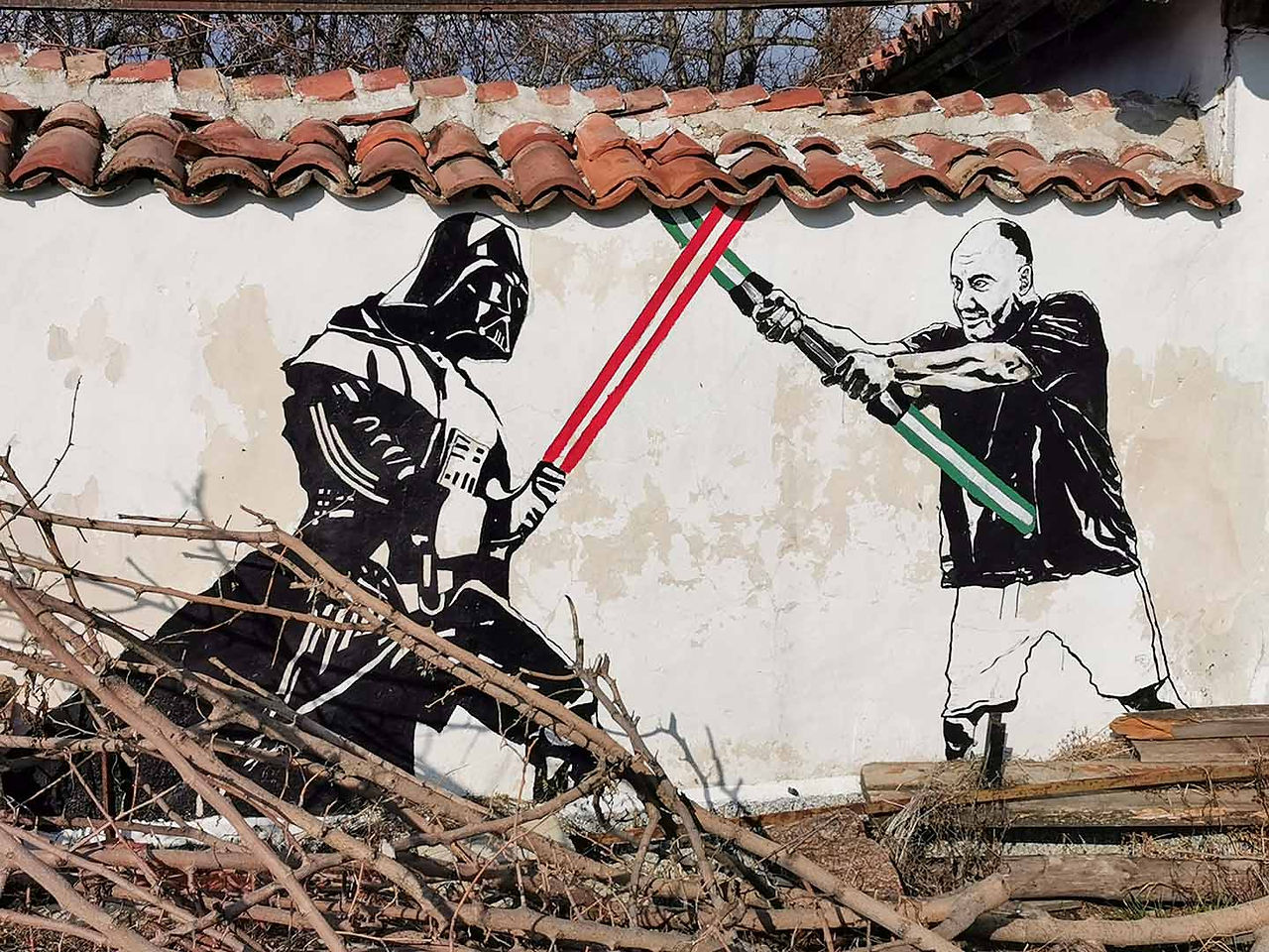 The village of Staro Zhelezare and its street graffiti